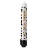 Бело-черный классический вибратор I Choose Fabulous - 17,8 см. Бело-черный классический вибратор I Choose Fabulous - 17,8 см.