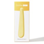 Желтый вибратор iroha Fit Mikazuki - 17,7 см.