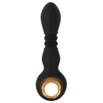 Черный вибратор с мощной поступательной стимуляцией Strong Thrusting Vibrator