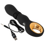 Черный вибратор с мощной поступательной стимуляцией Strong Thrusting Vibrator Черный вибратор с мощной поступательной стимуляцией Strong Thrusting Vibrator