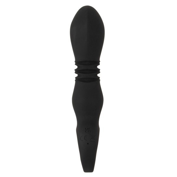 Черный вибратор с мощной поступательной стимуляцией Strong Thrusting Vibrator Черный вибратор с мощной поступательной стимуляцией Strong Thrusting Vibrator