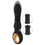 Черный вибратор с мощной поступательной стимуляцией Strong Thrusting Vibrator Черный вибратор с мощной поступательной стимуляцией Strong Thrusting Vibrator