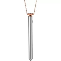 Стильный вибратор-кулон на золотистой цепочке Crave Vesper Стильный вибратор-кулон на золотистой цепочке Crave Vesper