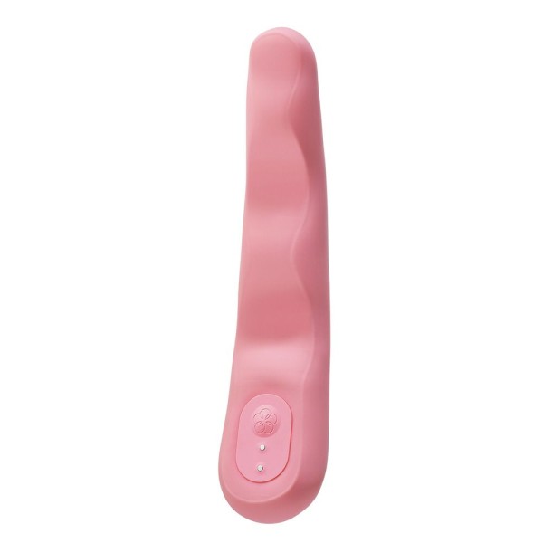 Розовый вибратор iroha Fit Minamozuki Nadeshiko - 17,7 см.
