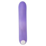 Фиолетовый мини-вибратор Flashing Mini Vibe - 15,2 см.