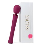 Фиолетовый wand-вибратор Selove Vela
