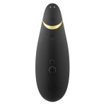 Черный клиторальный стимулятор Womanizer Premium 2