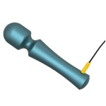Зеленый wand-вибратор Romp Presto - 20 см.