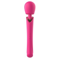 Розовый силиконовый вибратор-wand - 30 см. Розовый силиконовый вибратор-wand - 30 см.