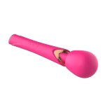Розовый силиконовый вибратор-wand - 30 см. Розовый силиконовый вибратор-wand - 30 см.