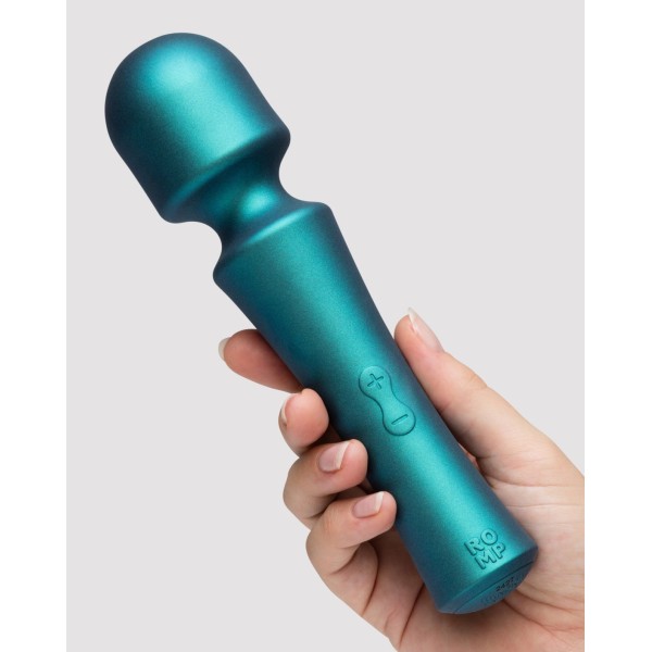 Зеленый wand-вибратор Romp Presto - 20 см.