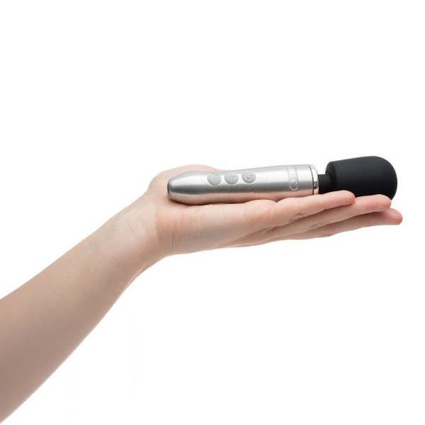 Серебристо-черный вибратор Doxy Go - 16,2 см. Серебристо-черный вибратор Doxy Go - 16,2 см.