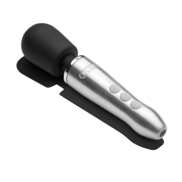 Серебристо-черный вибратор Doxy Go - 16,2 см. Серебристо-черный вибратор Doxy Go - 16,2 см.
