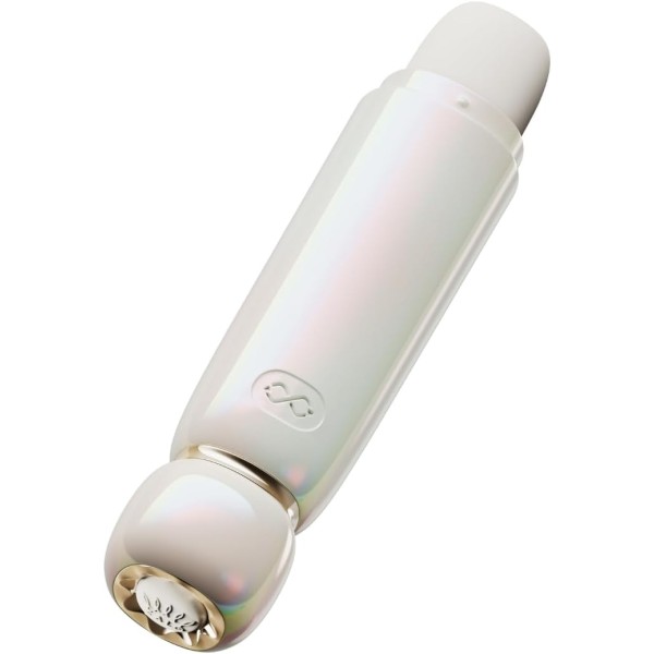 Бежевый вакуумный стимулятор клитора Lia