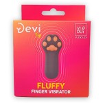 Насадка на палец в форме лапки Finger Vibrator Fluffy