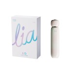 Бежевый вакуумный стимулятор клитора Lia