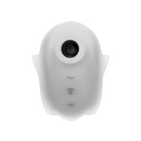 Белый люминесцентный вакуум-волновой стимулятор клитора Glowing Ghost Белый люминесцентный вакуум-волновой стимулятор клитора Glowing Ghost