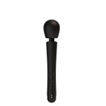 Черный силиконовый вибратор-wand - 30 см. Черный силиконовый вибратор-wand - 30 см.