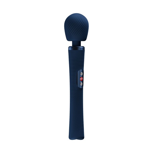Синий жезловый вибромассажер Vim Vibrating Wand - 31,3 см. Синий жезловый вибромассажер Vim Vibrating Wand - 31,3 см.