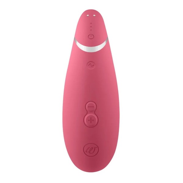 Розовый клиторальный стимулятор Womanizer Premium 2