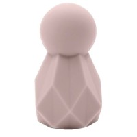 Розовый перезаряжаемый вибратор Polyhedron - 8 см. Розовый перезаряжаемый вибратор Polyhedron - 8 см.