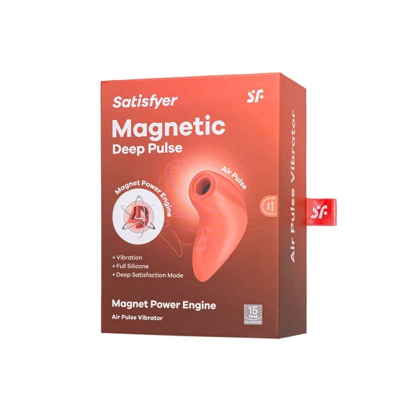 Оранжевый вакуумный стимулятор Magnetic Deep Pulse