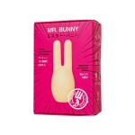 Желтый клиторальный стимулятор с ушками Mr. Bunny