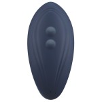 Темно-синий вибростимулятор в трусики RC Bendable Panty Vibrator
