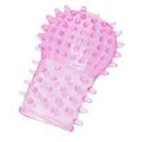 Розовая насадка на палец Eromantica Gentle Розовая насадка на палец Eromantica Gentle