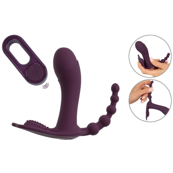 Фиолетовый вибратор для ношения в трусиках ARIVA RC Panty Vibrator Фиолетовый вибратор для ношения в трусиках ARIVA RC Panty Vibrator