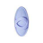 Голубой вибромассажёр на пальцы Echo 2 с функцией нагрева