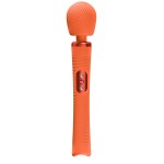Оранжевый жезловый вибромассажер Vim Vibrating Wand - 31,3 см.