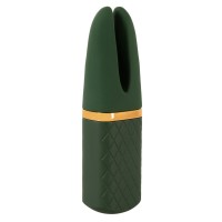 Зеленый вибратор Luxurious Split Tip Vibrator - 13,1 см. Зеленый вибратор Luxurious Split Tip Vibrator - 13,1 см.
