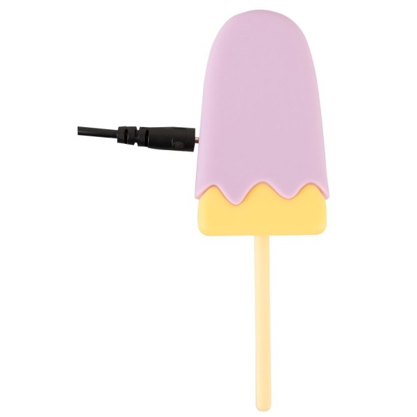 Сиреневый мини-вибратор в форме пломбира Vibrating Popsicle Сиреневый мини-вибратор в форме пломбира Vibrating Popsicle