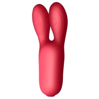 Коралловый стимулятор с ушками Coral Kiss - 13,2 см. Коралловый стимулятор с ушками Coral Kiss - 13,2 см.