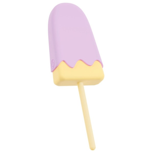 Сиреневый мини-вибратор в форме пломбира Vibrating Popsicle Сиреневый мини-вибратор в форме пломбира Vibrating Popsicle