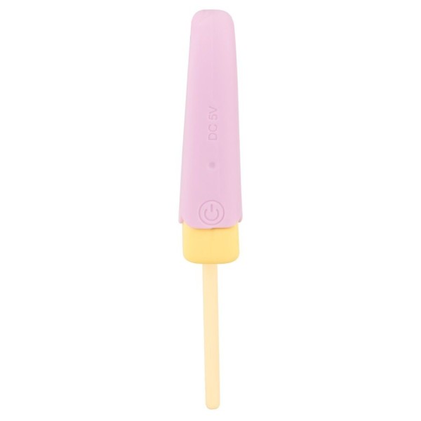 Сиреневый мини-вибратор в форме пломбира Vibrating Popsicle Сиреневый мини-вибратор в форме пломбира Vibrating Popsicle