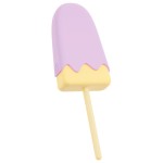 Сиреневый мини-вибратор в форме пломбира Vibrating Popsicle Сиреневый мини-вибратор в форме пломбира Vibrating Popsicle