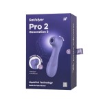Сиреневый вакуумный стимулятор клитора Satisfyer Pro 2 Generation 3