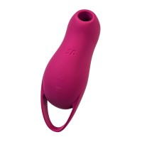 Малиновый вакуум-волновой стимулятор клитора с вибрацией Pocket Pro 1 Малиновый вакуум-волновой стимулятор клитора с вибрацией Pocket Pro 1