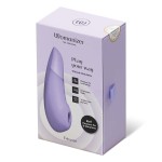 Сиреневый бесконтактный клиторальный стимулятор Womanizer Enhance с вибрацией