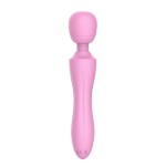 Розовый жезловый вибромассажер Pink Lady - 21,6 см.