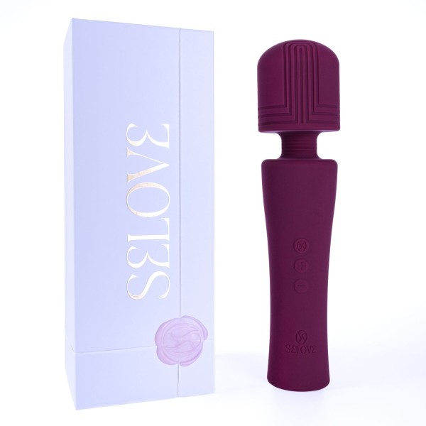 Фиолетовый wand-вибратор Selove PulseWand - 20,3 см. Фиолетовый wand-вибратор Selove PulseWand - 20,3 см.