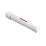 Белый, работающий от USB жезловый вибратор Mega Wand - 22 см.