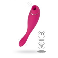 Ярко-розовый вибратор Danvi с вакуум-волновой стимуляцией Ярко-розовый вибратор Danvi с вакуум-волновой стимуляцией