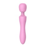 Розовый жезловый вибромассажер Pink Lady - 21,6 см.