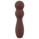 Коричневый вибратор-жезл Hazel 03 - 14 см.