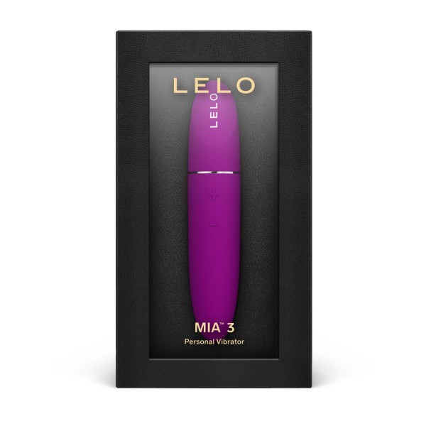 Лиловый вибратор для клитора Lelo Mia 3 - 11 см.