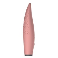 Розовый мини-вибратор с сенсорным управлением Lumi