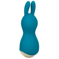 Бирюзовый мини-вибромассажер #AmazeMe с ушками - 10,75 см. Бирюзовый мини-вибромассажер #AmazeMe с ушками - 10,75 см.